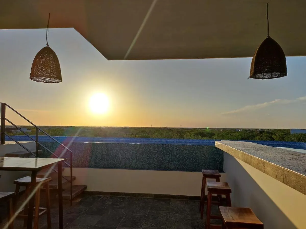 Modern Studio With Grate Sunset View Pool&Gym Aldea Zama Tulum Apartment