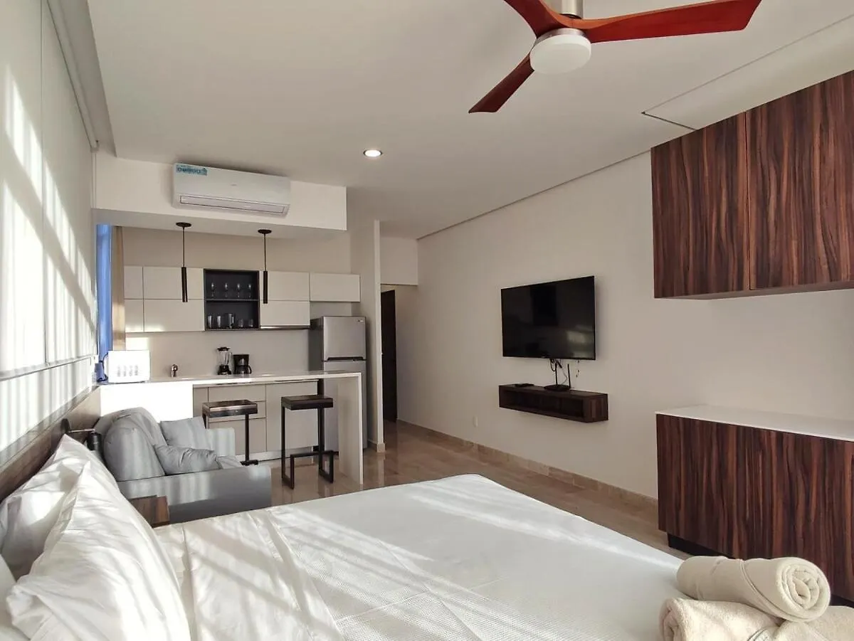 Apartment Modern Studio With Grate Sunset View Pool&Gym Aldea Zama Tulum Mexico