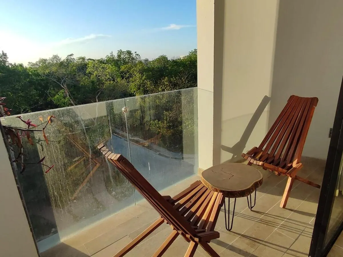 Modern Studio With Grate Sunset View Pool&Gym Aldea Zama Tulum 0*,